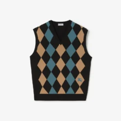 Argyle Wool Sweater Vest