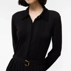 Belted Viscose Dress
