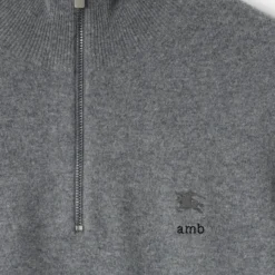Cashmere Blend Half-zip Sweater