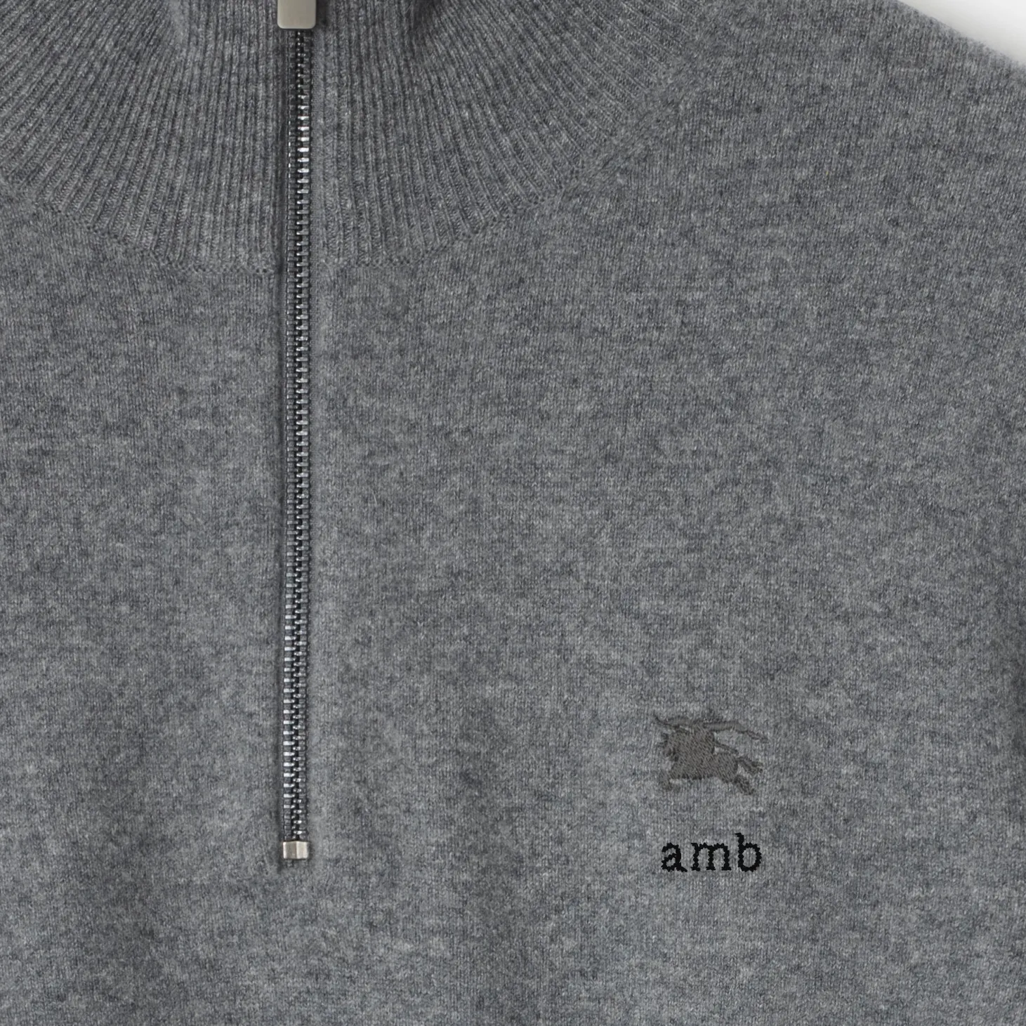 Cashmere Blend Half-zip Sweater