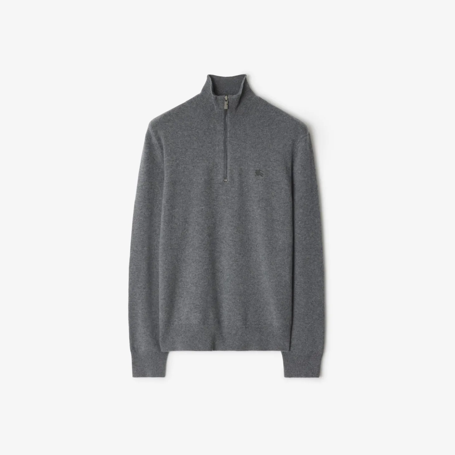 Cashmere Blend Half-zip Sweater