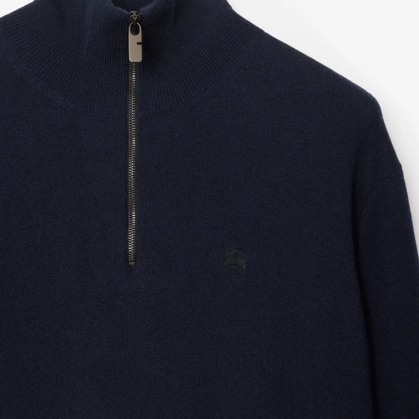 Cashmere Blend Half-zip Sweater