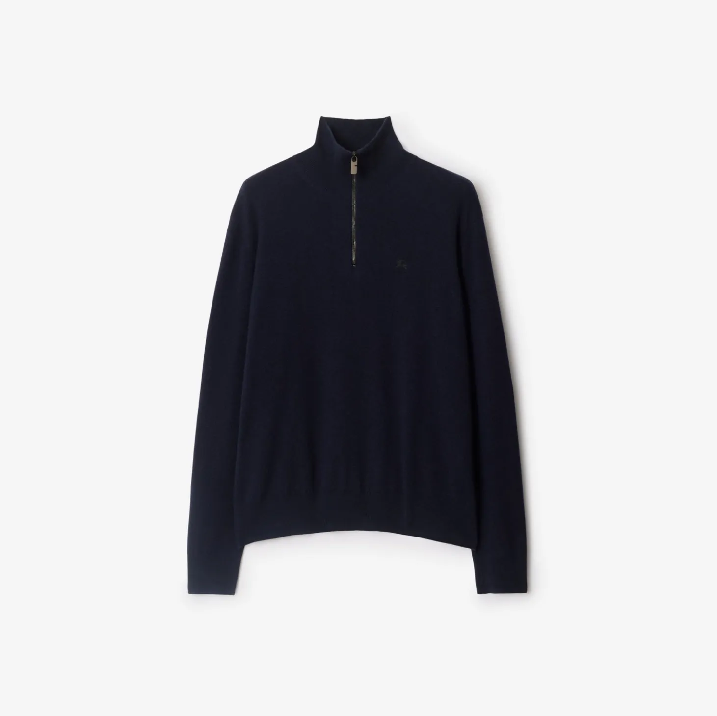 Cashmere Blend Half-zip Sweater