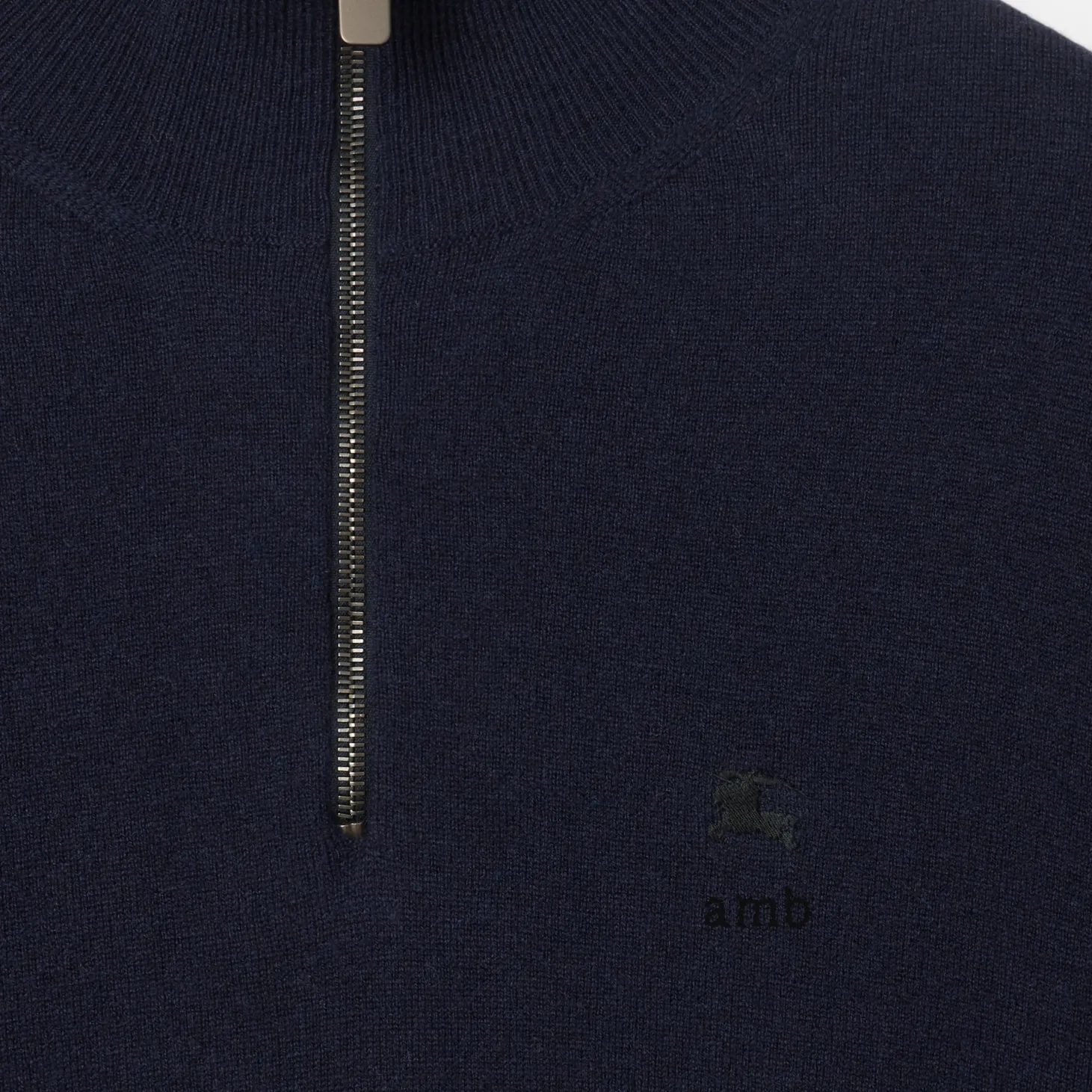 Cashmere Blend Half-zip Sweater