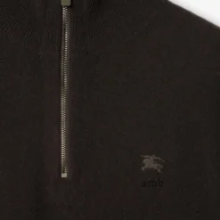 Cashmere Blend Half-zip Sweater