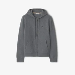 Cashmere Blend Zip Hoodie
