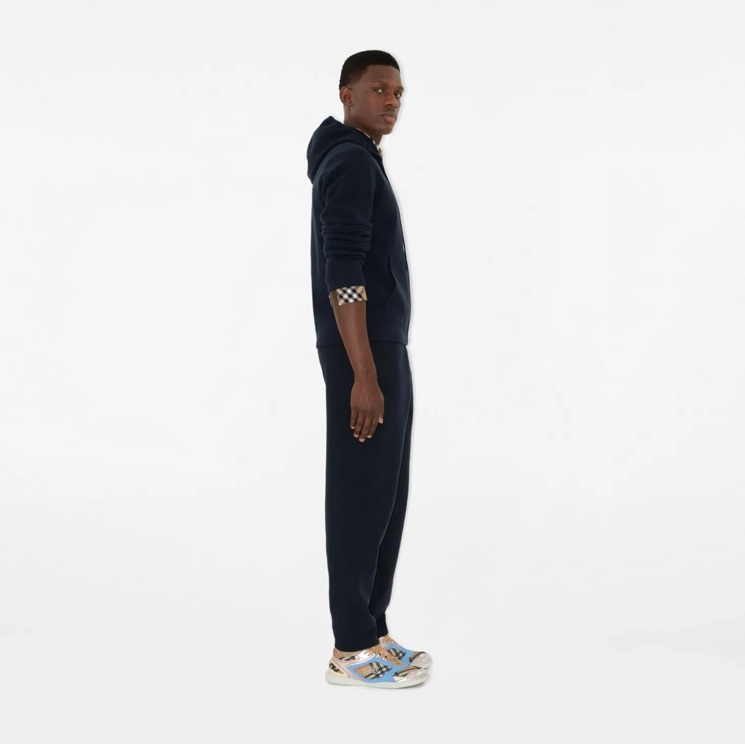 Cashmere Blend Zip Hoodie