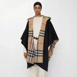 Cashmere Hooded Cape