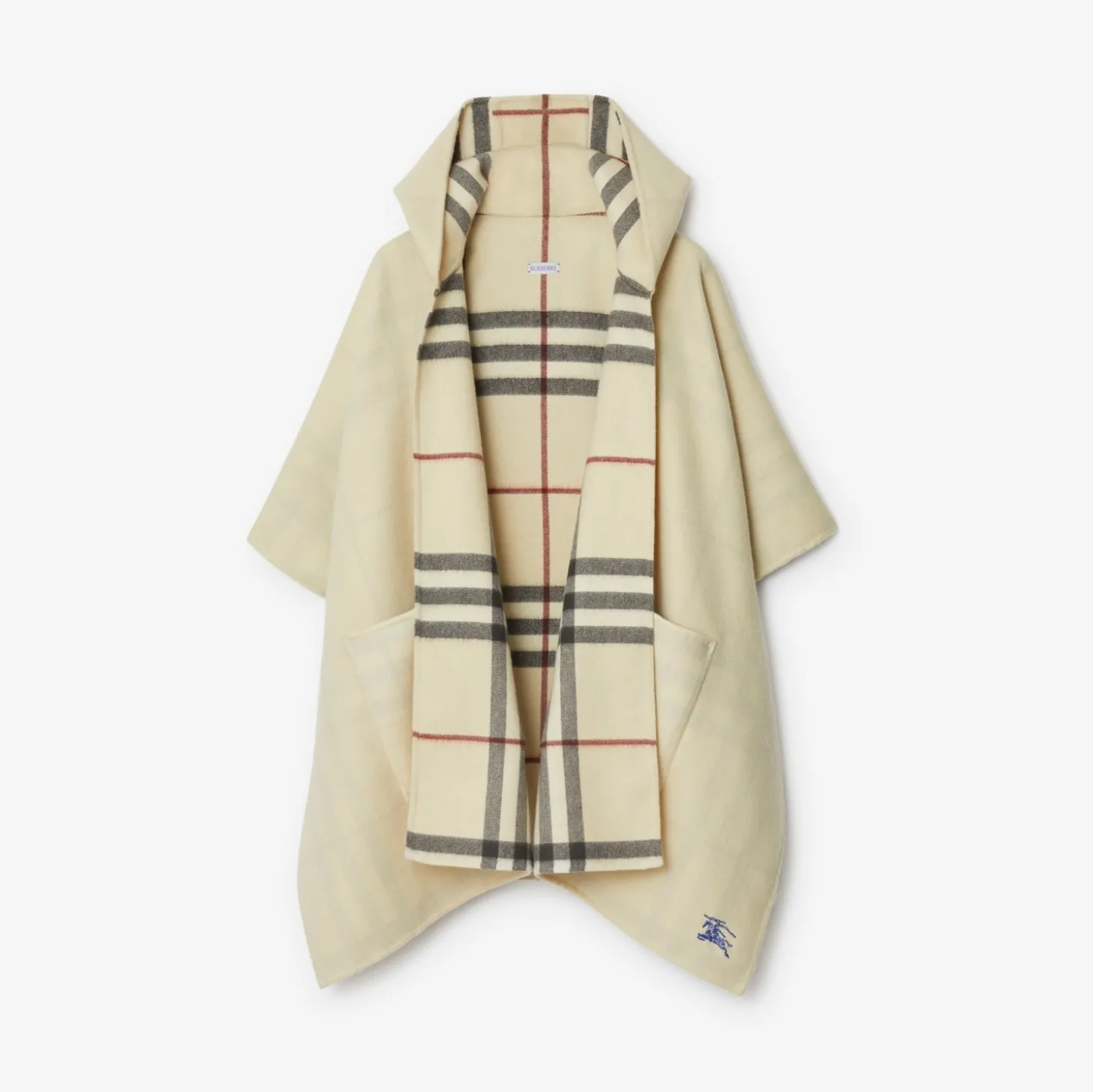 Cashmere Hooded Cape