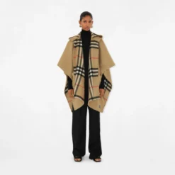 Cashmere Hooded Cape
