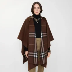 Cashmere Hooded Cape