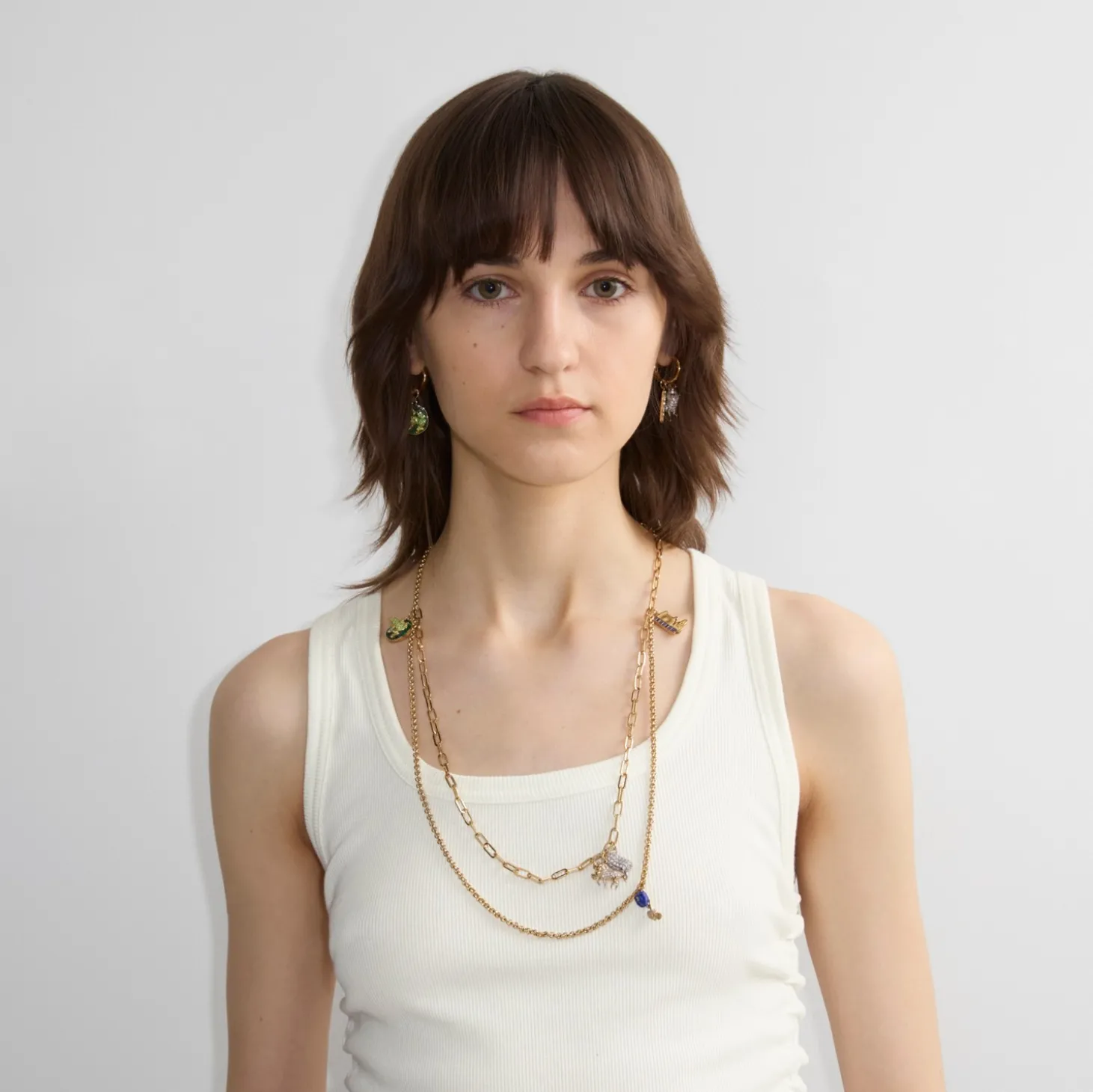 Charm Double Layer Necklace