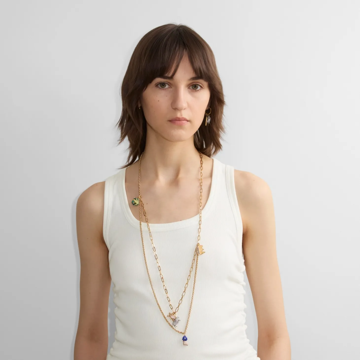 Charm Double Layer Necklace