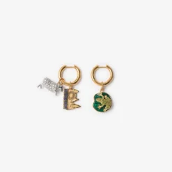 Charm Hoop Earrings