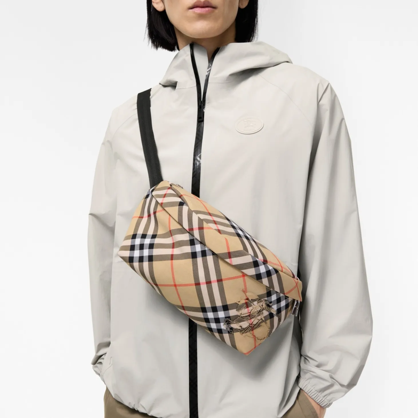 Check Belt Bag