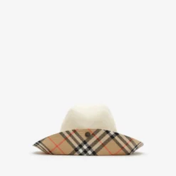Check Brim Tropical Gabardine Hat