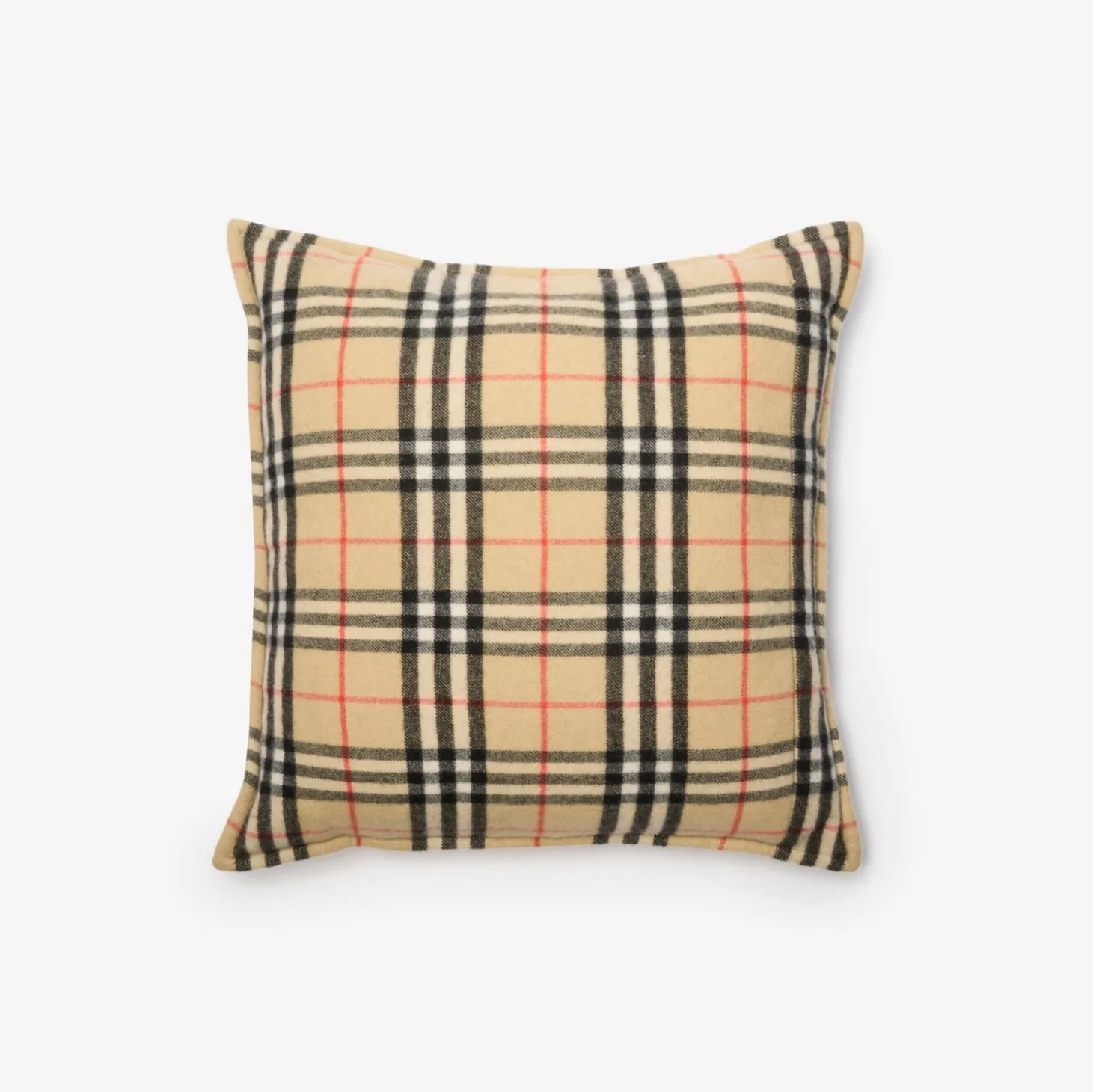 Check Cashmere Cushion