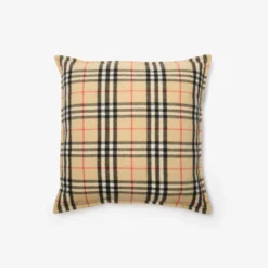 Check Cashmere Cushion