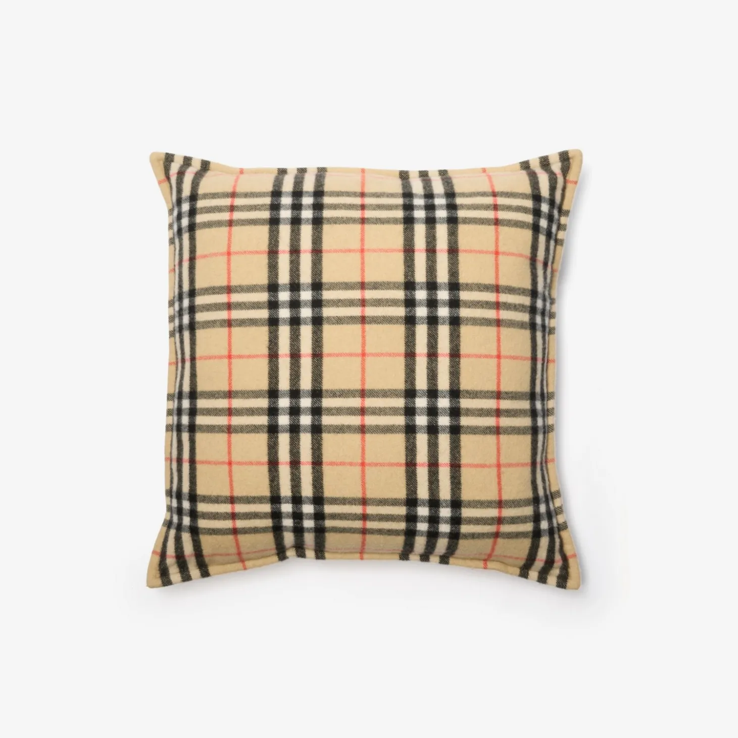 Check Cashmere Cushion