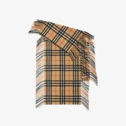 Check Cashmere Happy Scarf