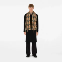 Check Cashmere Happy Scarf