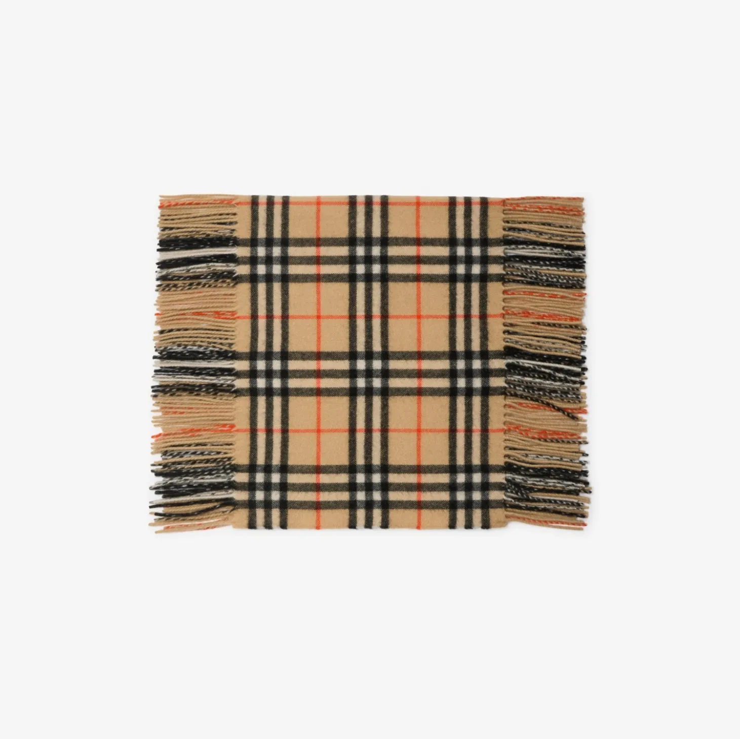 Check Cashmere Happy Scarf