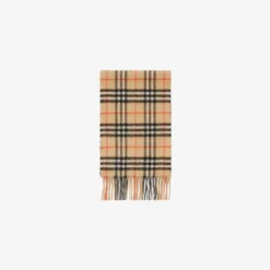 Check Cashmere Scarf