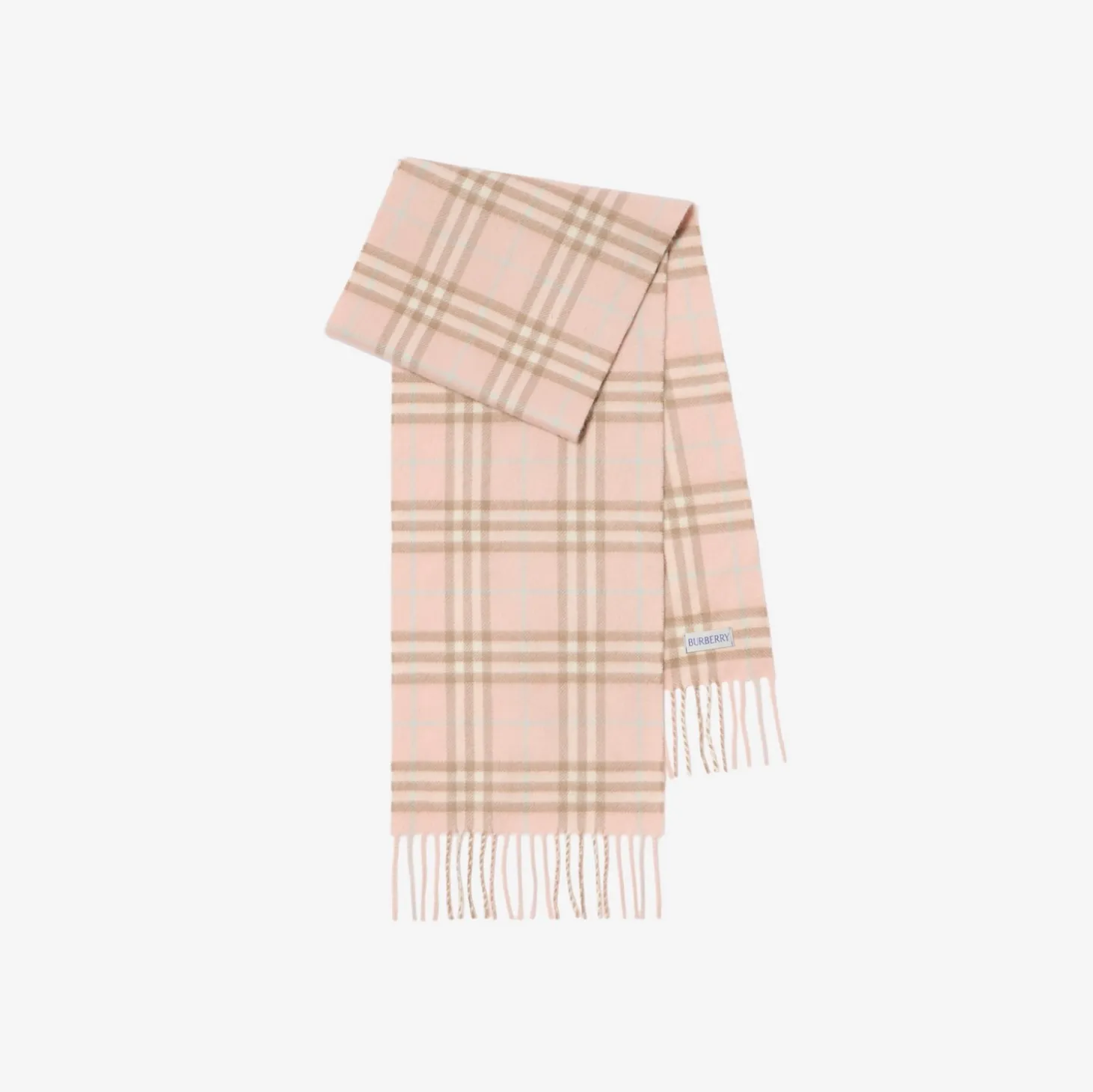 Check Cashmere Scarf