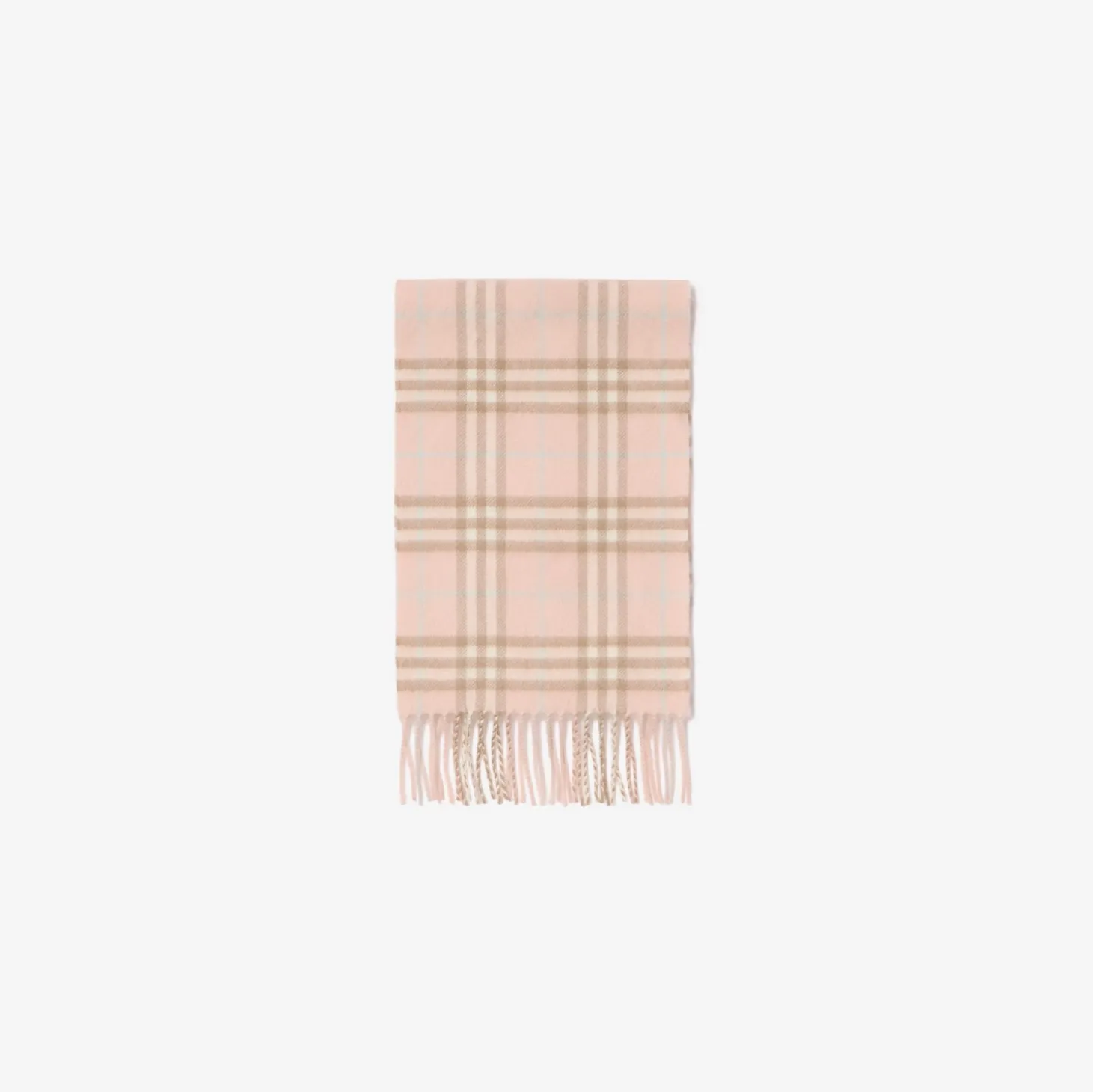 Check Cashmere Scarf