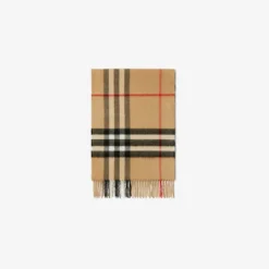 Check Cashmere Scarf