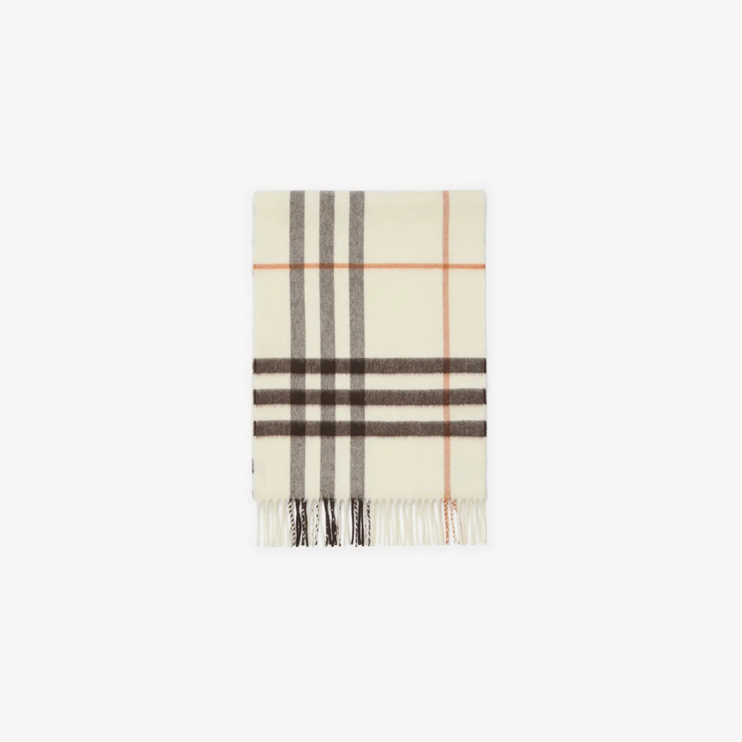 Check Cashmere Scarf