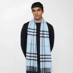 Check Cashmere Scarf