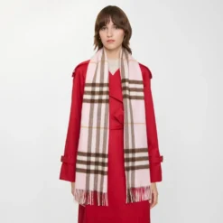 Check Cashmere Scarf
