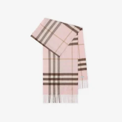 Check Cashmere Scarf