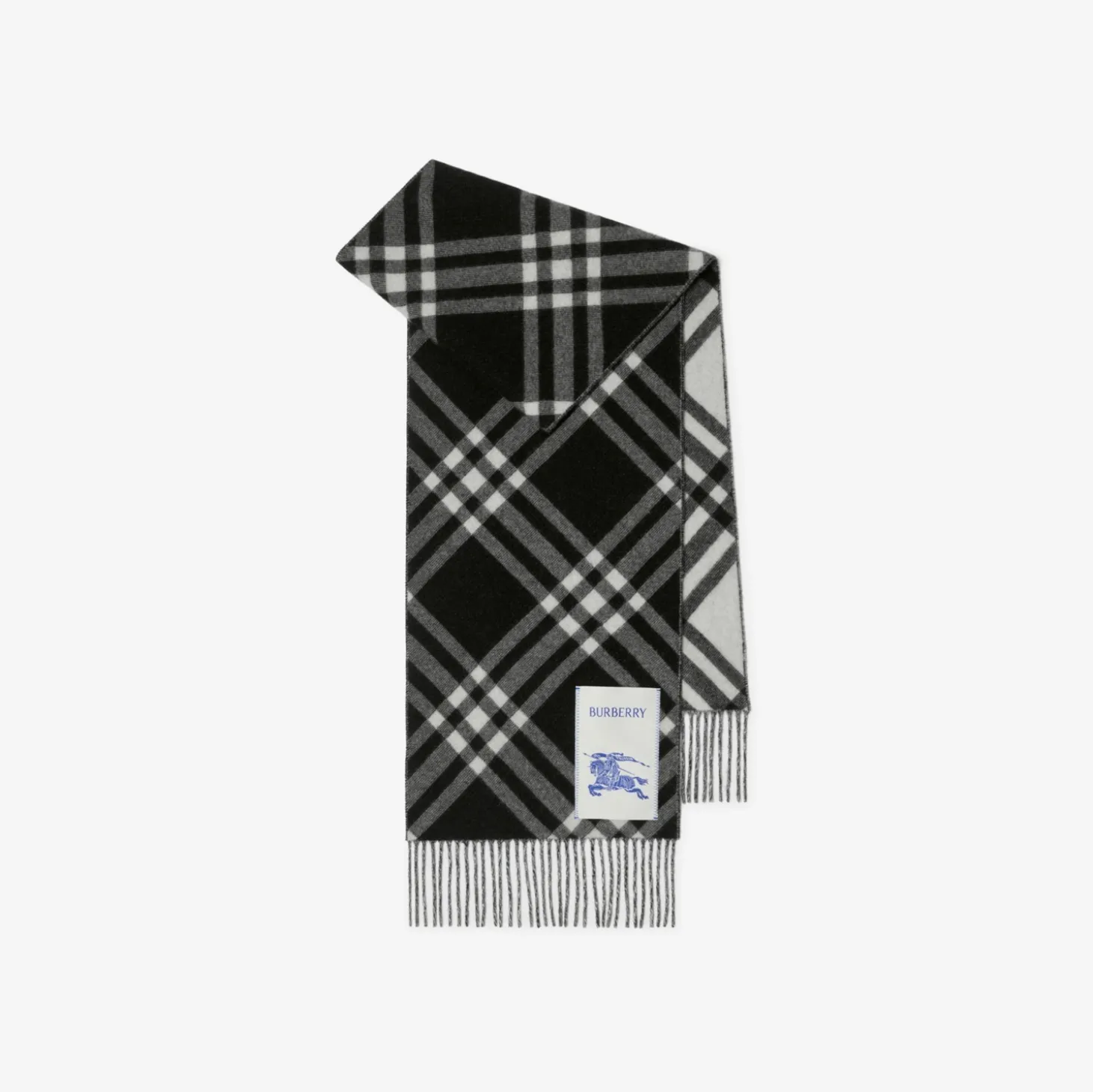 Check Cashmere Scarf