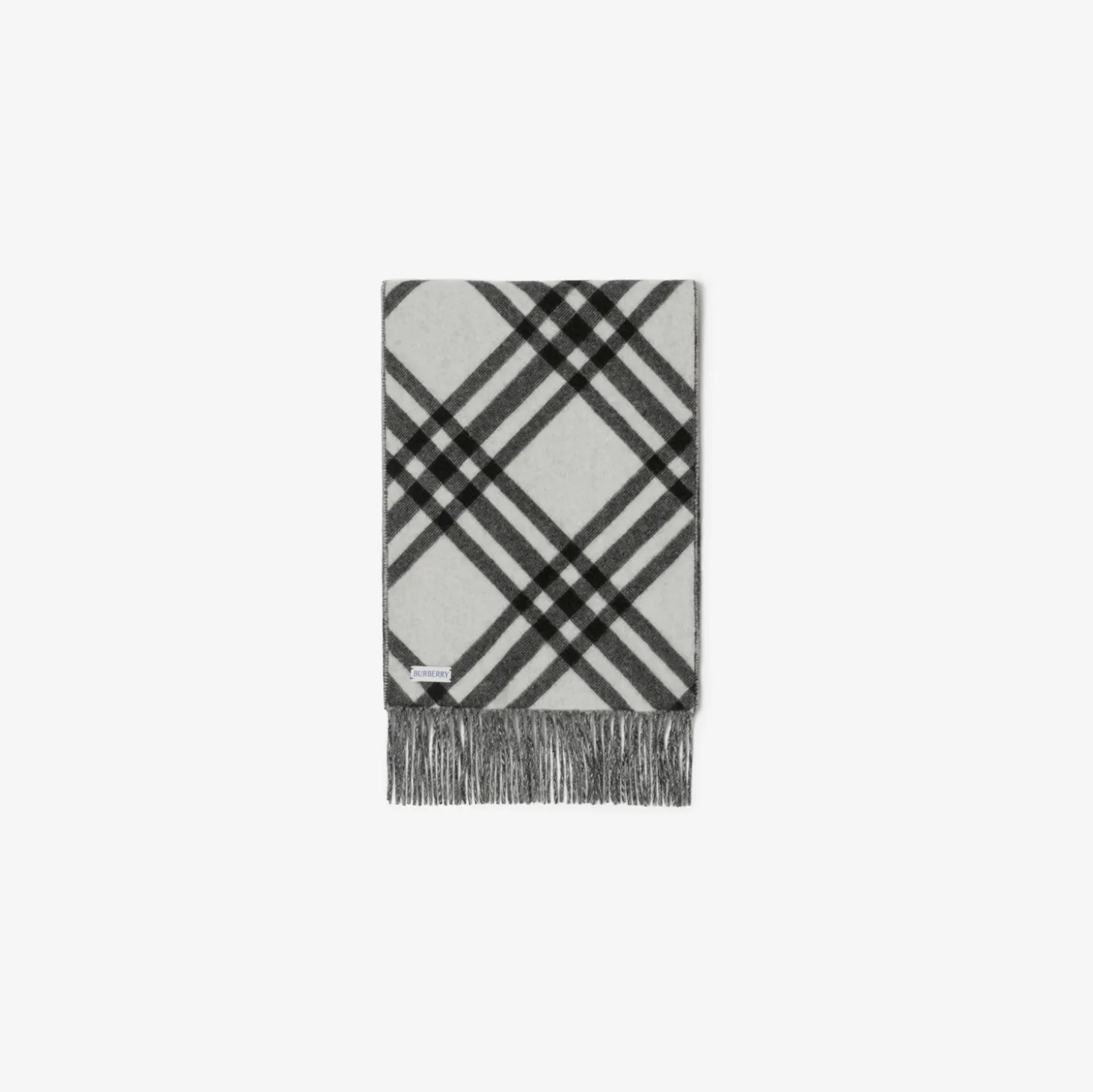 Check Cashmere Scarf