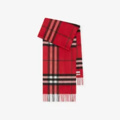 Check Cashmere Scarf
