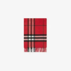 Check Cashmere Scarf