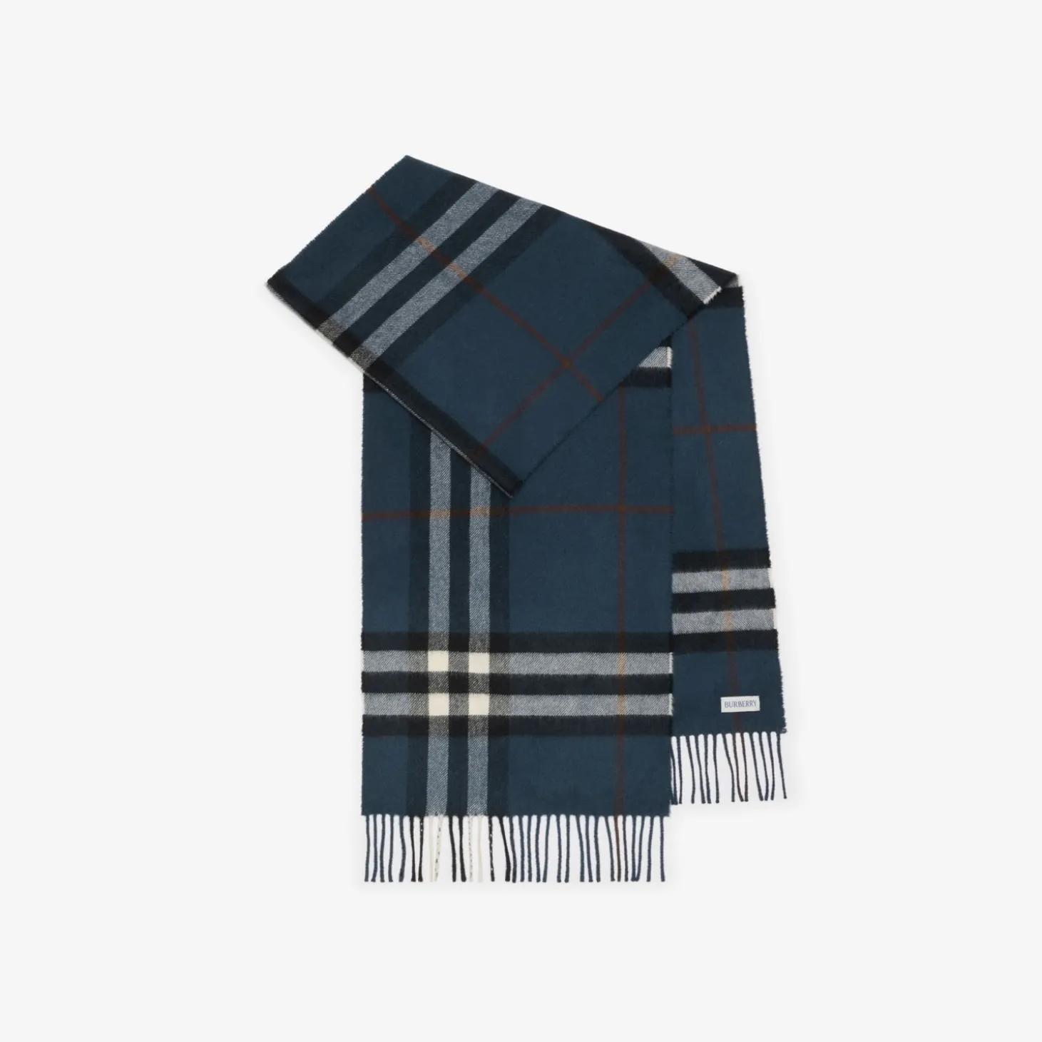 Check Cashmere Scarf