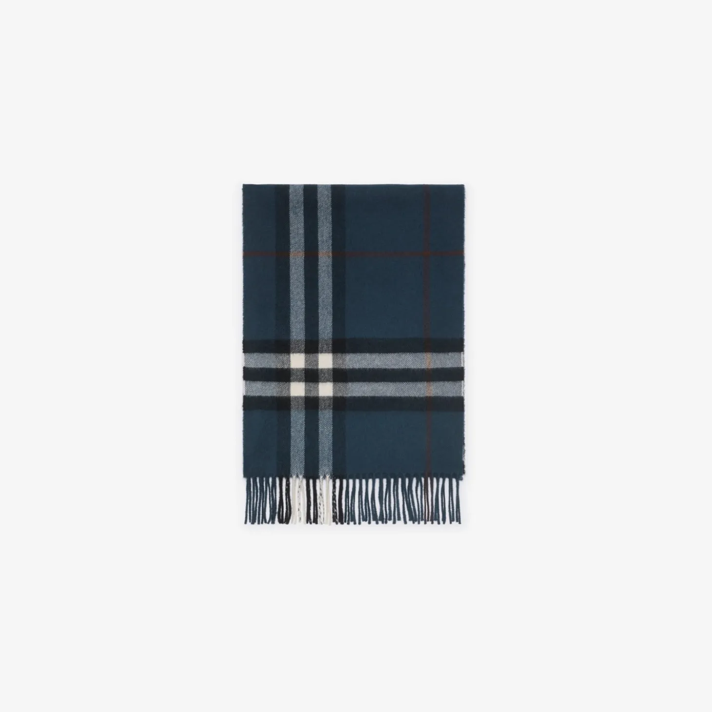 Check Cashmere Scarf