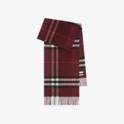 Check Cashmere Scarf