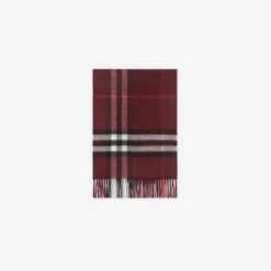 Check Cashmere Scarf