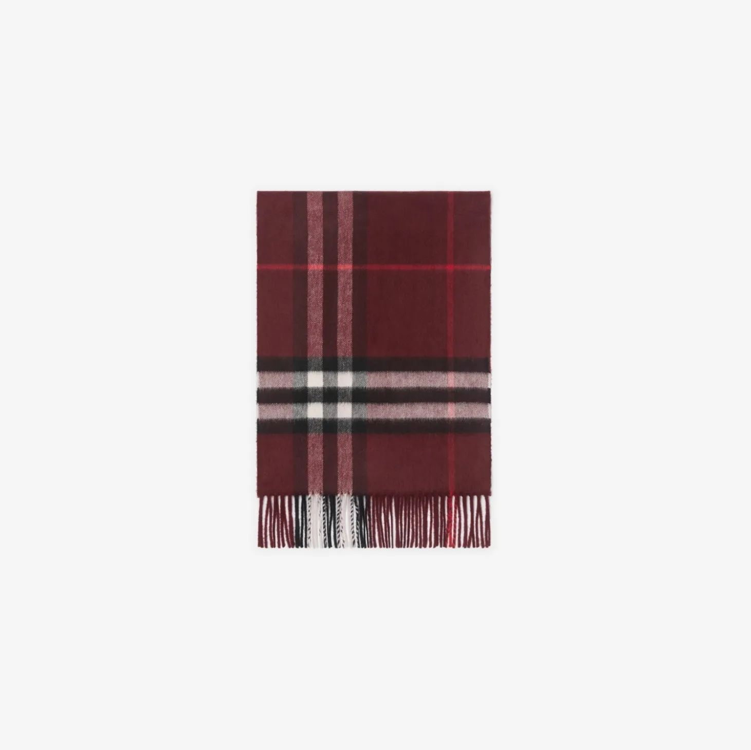 Check Cashmere Scarf