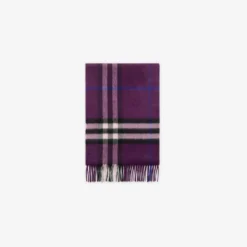 Check Cashmere Scarf