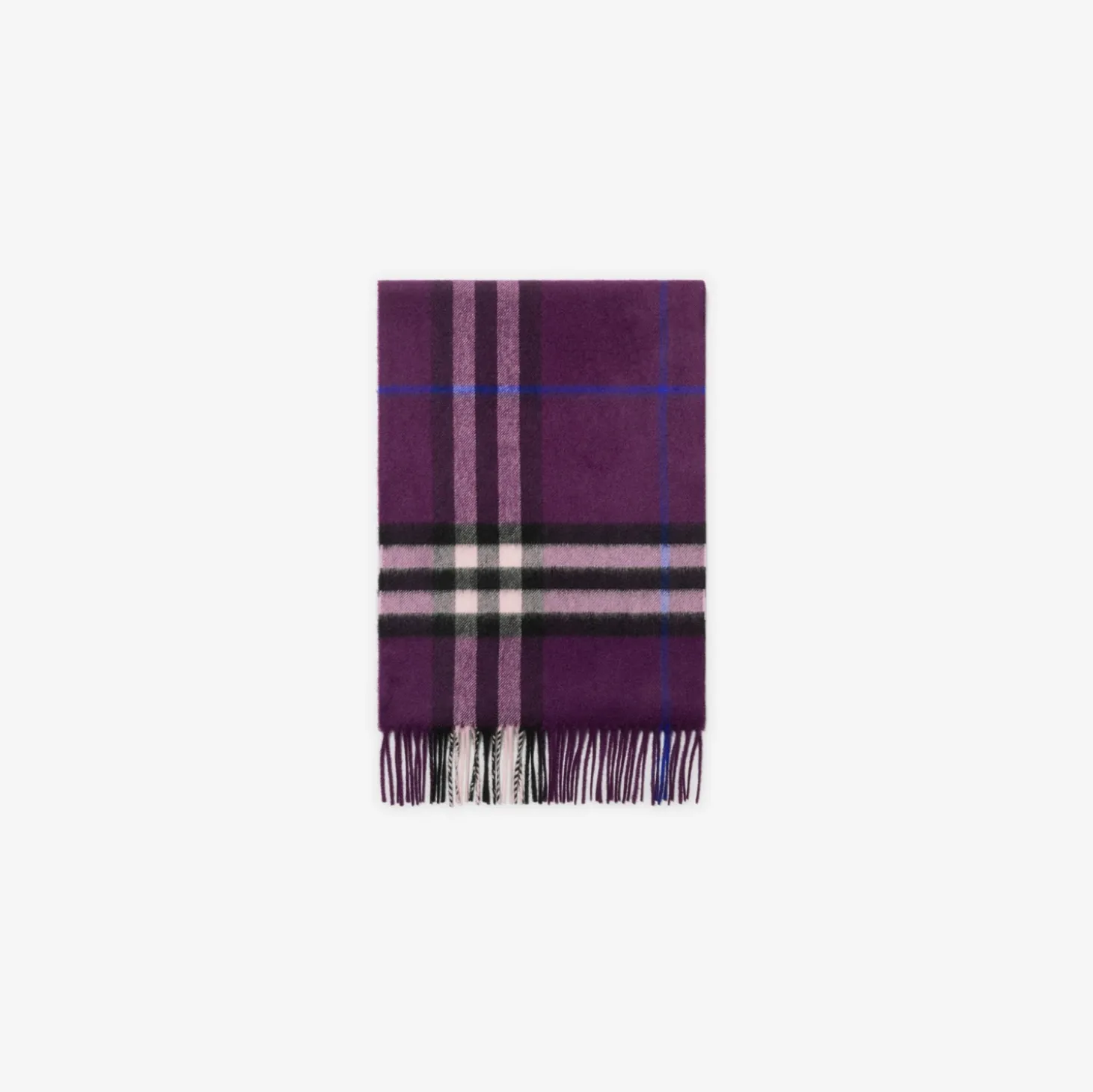 Check Cashmere Scarf