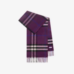 Check Cashmere Scarf