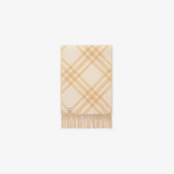 Check Cashmere Scarf