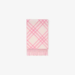 Check Cashmere Scarf