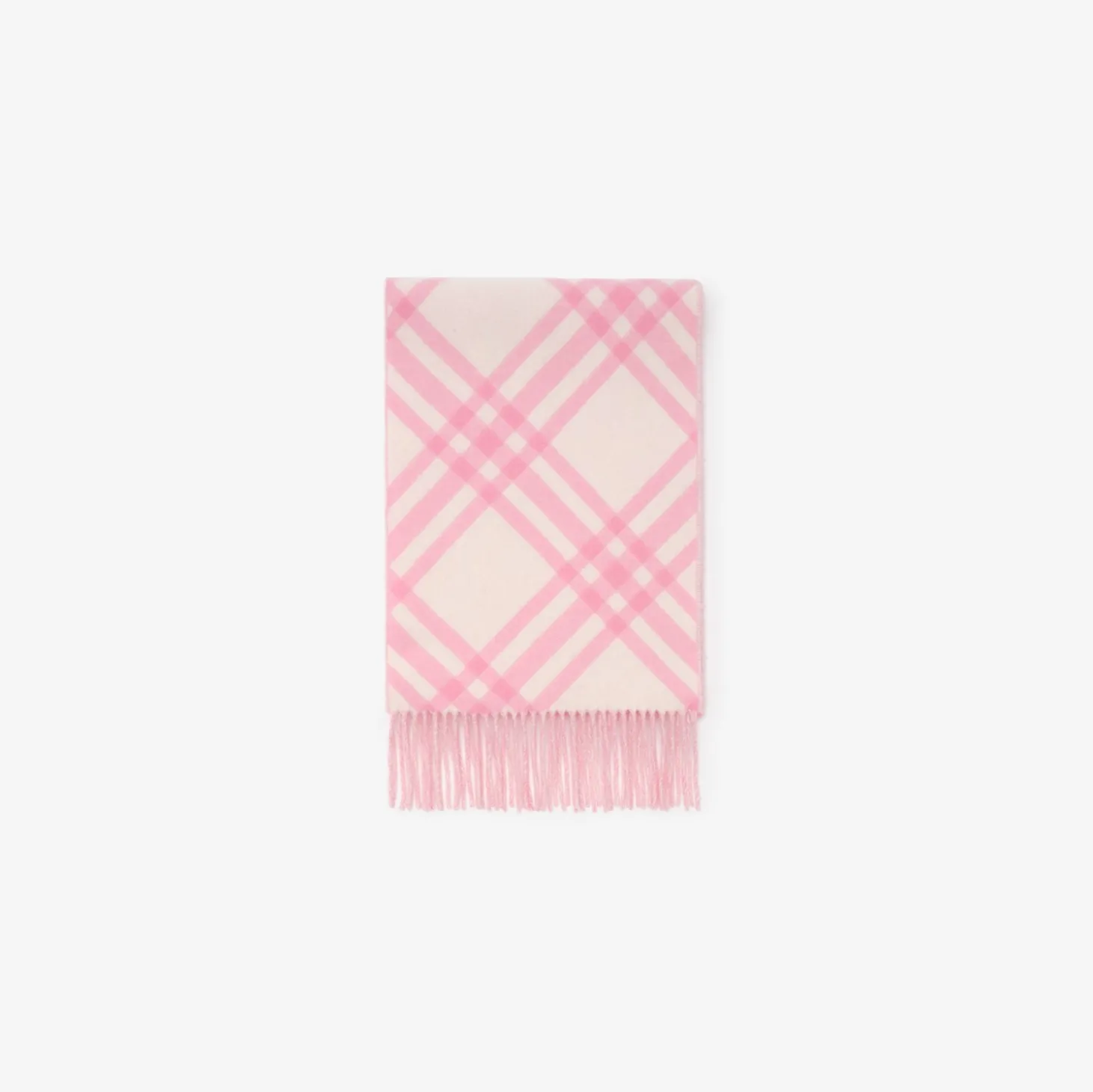 Check Cashmere Scarf