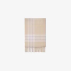 Check Cashmere Scarf